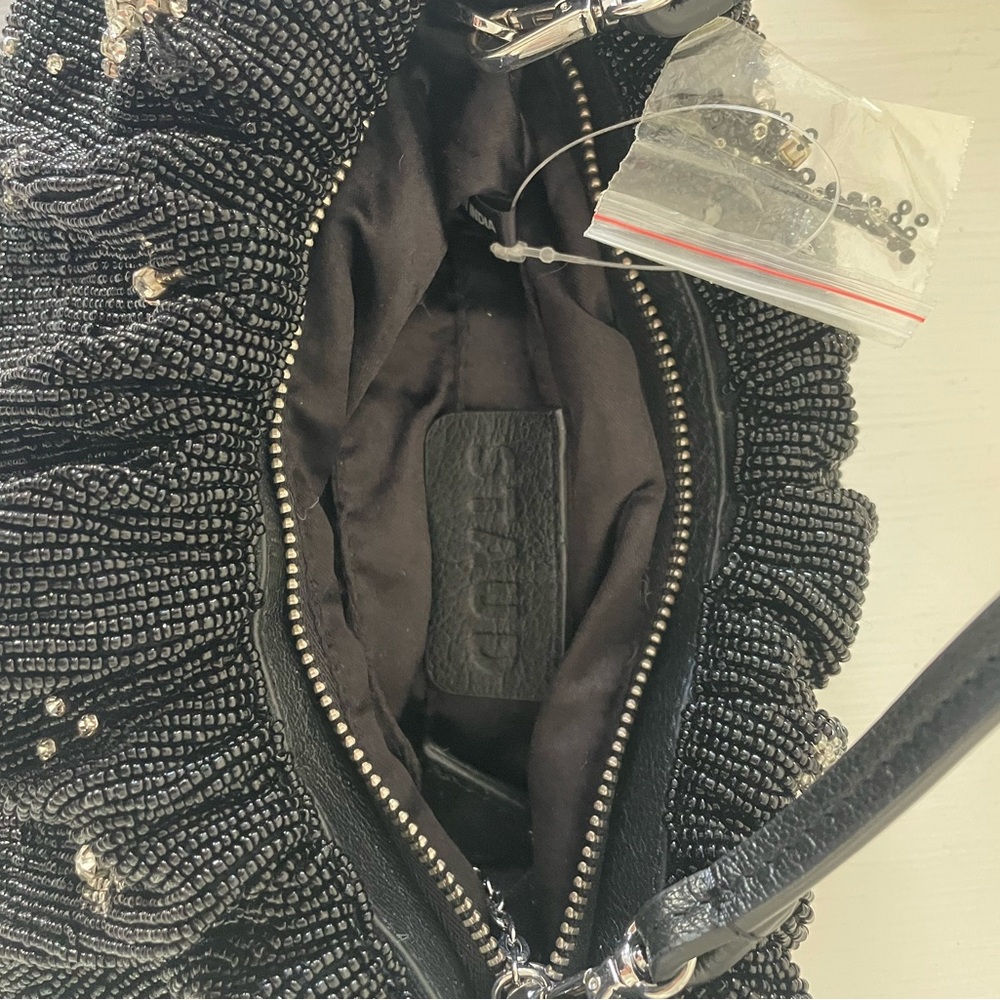 STAUS Black Beaded Evening Bag - Picture 4 of 7